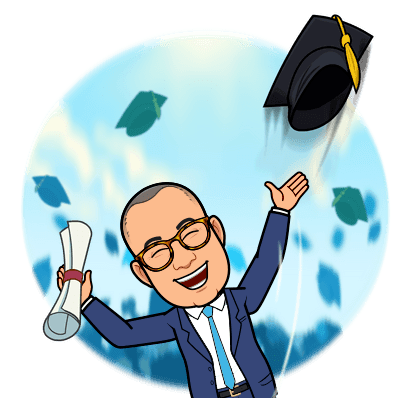 President Bullock throwing graduation cap